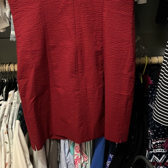 Cranberry seersucker dress - Picture 6 of 7